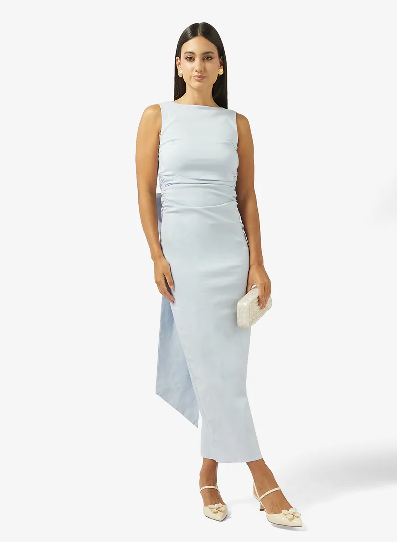 Tfnc  Bow Back Sleeveless Maxi Dress for Women | Best Price UAE